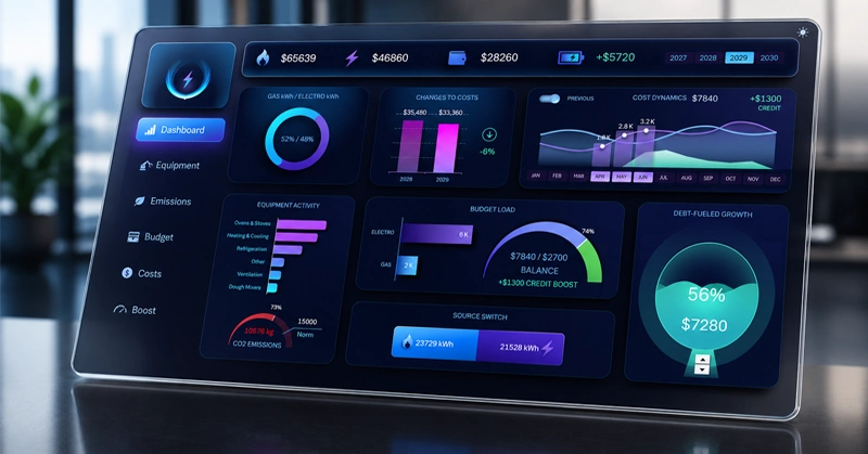 Energy Dashboard in Excel
