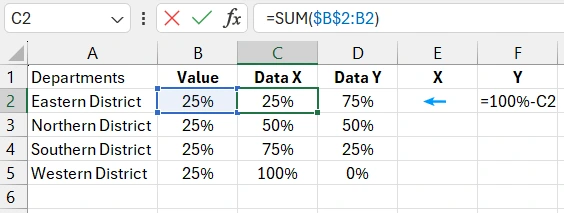Preparing data for XY coordinate calculation