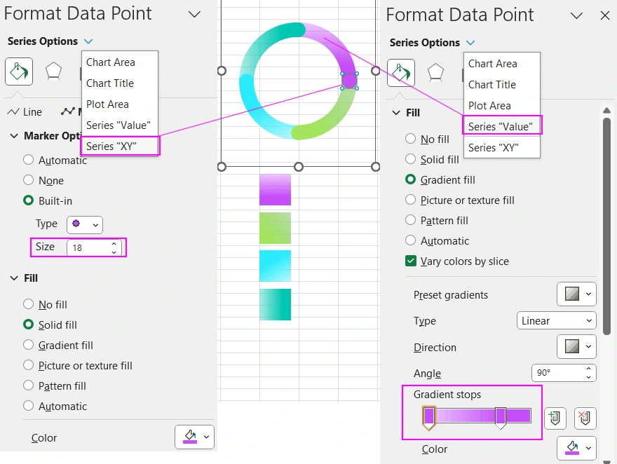 Color scheme design template