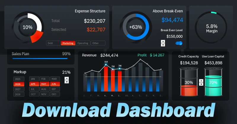 Excel report for small business