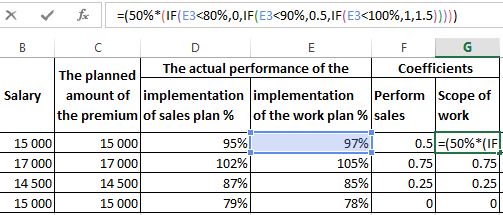 change only the cell references.