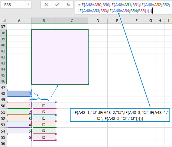 using the IF function
