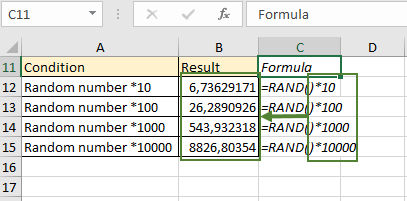 RANDBETWEEN do with tenths