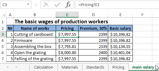 calculate the basic.