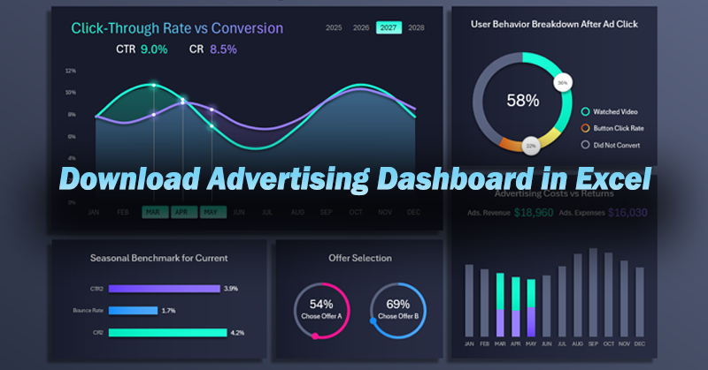 Визуальный отчет о рекламе в Excel