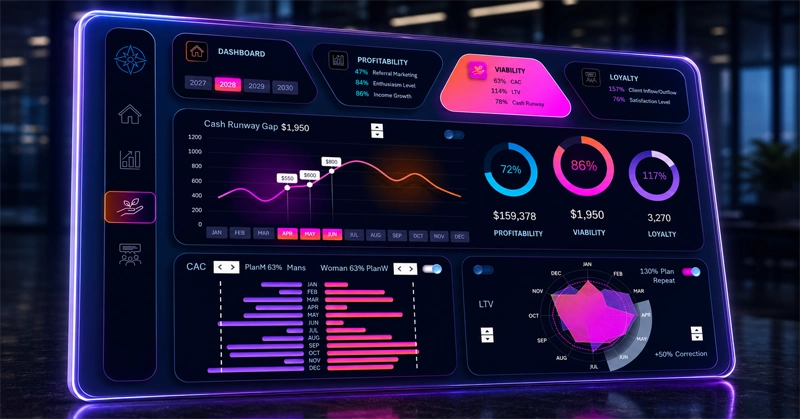Neumorphism Style Dashboard Design