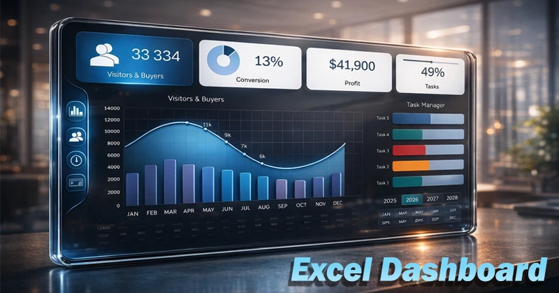 Excel Dashboard for Tablet