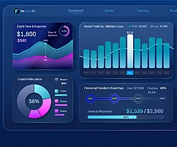 excel-dashboard-for-presenting-use-kpi-in-personal-finance