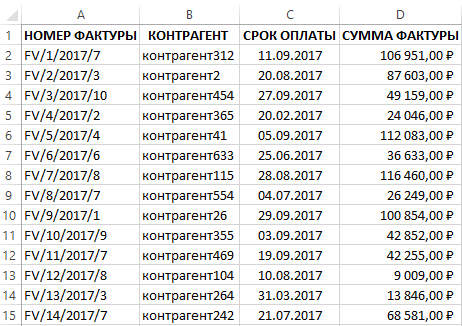 Исходный отчет.