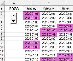 formula-for-highlighting-weekends-by-date