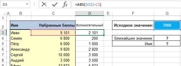 использование вспомогательного столбца.