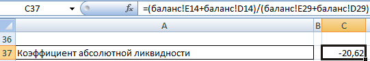 Абсолютная ликвидность.