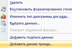 Добавить линию тренда.