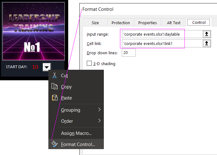 Ссылки на именные диапазоны