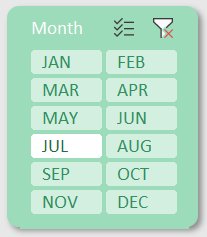 Меню управлением учетными периодами