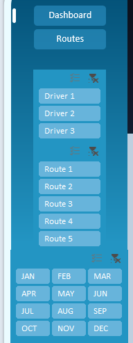 Элементы управления дашбордом